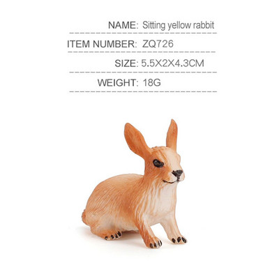 1 gab. Mākslīgo briežu ģimene, lapsa, trusis, vāvere dzīvnieki figūriņas meža radības figūriņas miniatūras rotaļlietas savvaļas zoodārza modelis