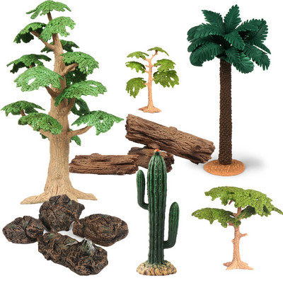 Миниатюрна приказна градина Борови дървета Мини растения Аксесоари за декор на куклена къща Орнамент за градинарство Сладка миниатюра
