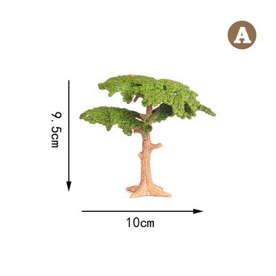 Miniatūra pasaka dārzs priedes Mini augi Leļļu namiņa dekors Aksesuāri Dārzkopība Ornaments Jauki Miniatūra