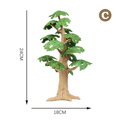Miniatūra pasaka dārzs priedes Mini augi Leļļu namiņa dekors Aksesuāri Dārzkopība Ornaments Jauki Miniatūra