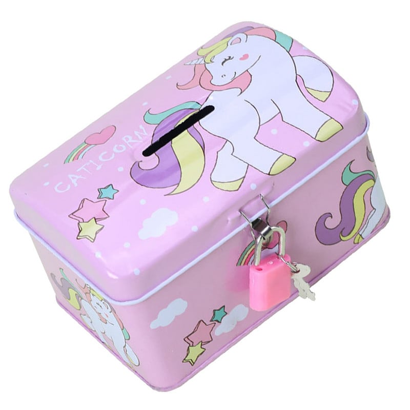 Vienaragis Piggy Bank Metalinis Piggy Bank Monetų Bankas Papuoškite Pinigų Banką Geležinis Namų papuošalas Pinigų Puodelis Vaikas