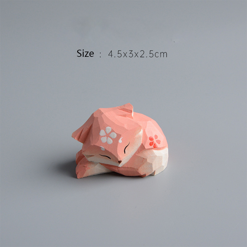 Ruksak izrađen od drveta Genshin Impact Yae Miko Fox Craft Životinjski stol Dekoracija Ruksak Privjesak za ključeve Privjesak Poklon