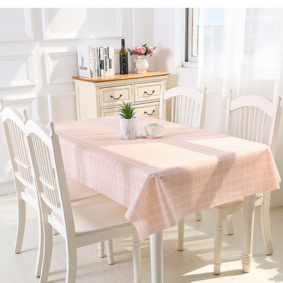 Plastmasas PVC taisnstūra režģa apdrukāts galdauts ūdensnecaurlaidīgs eļļas necaurlaidīgs virtuves ēdamgalds Colth pārklājuma paklājs eļļas audums pretapaugšanas līdzeklis