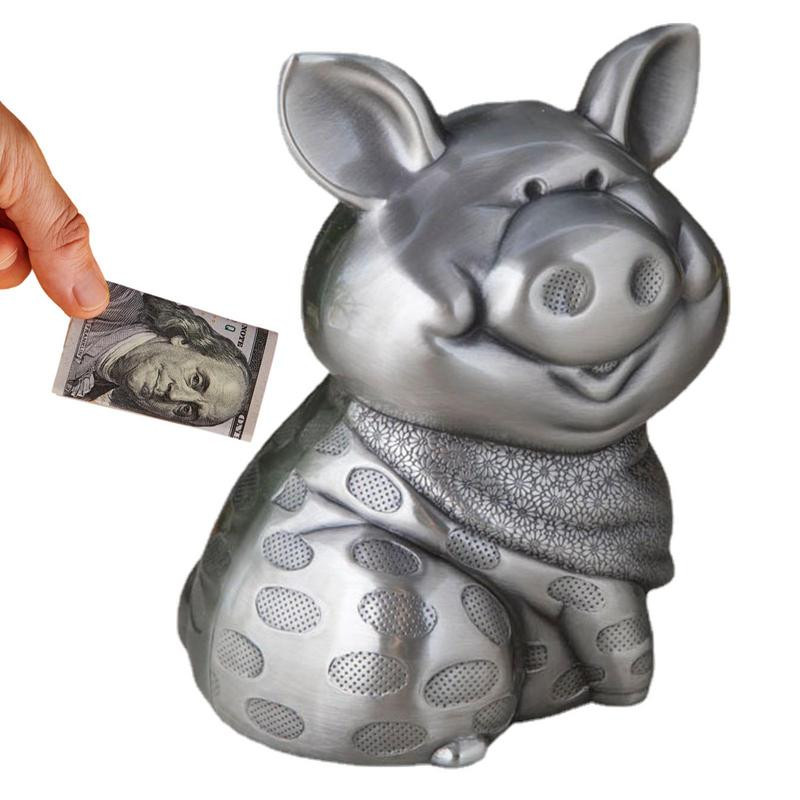 Kasica u obliku slatke kovanice u obliku svinje Materijal protiv pada Kip svinje Kasica s novcem Dekoracija doma