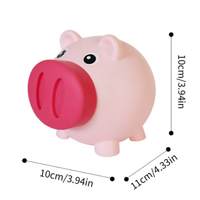 Maža Piggy Pinigų dėžutė vaikams Animacinių filmų kiaulytė Pinigų saugojimas Banko žaislai Namų dekoras Pinigų taupymo dėžutė Vaikams Dovanos vaikams 저금통 Spardose