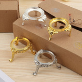 1PC kristāla bumbiņu turētājs, metāla displeja atbalsta pamatne, fotografēšanas balsti Displeja statīvs, sfērisks olu akmens ornaments, mājas biroja dekors