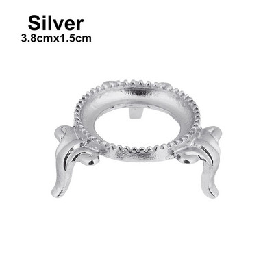 1PC kristāla bumbiņu turētājs, metāla displeja atbalsta pamatne, fotografēšanas balsti Displeja statīvs, sfērisks olu akmens ornaments, mājas biroja dekors