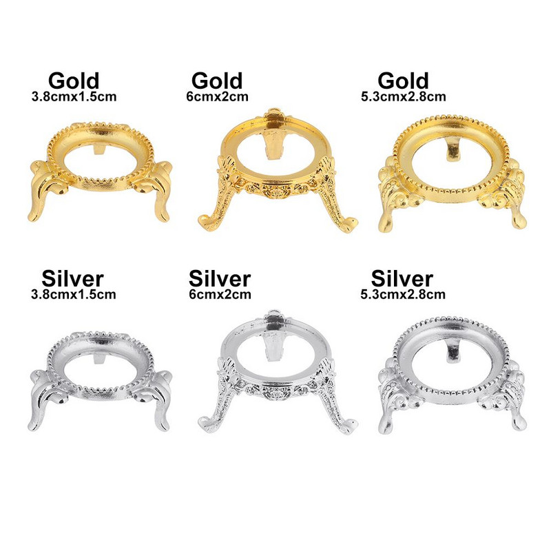 1PC kristāla bumbiņu turētājs, metāla displeja atbalsta pamatne, fotografēšanas balsti Displeja statīvs, sfērisks olu akmens ornaments, mājas biroja dekors