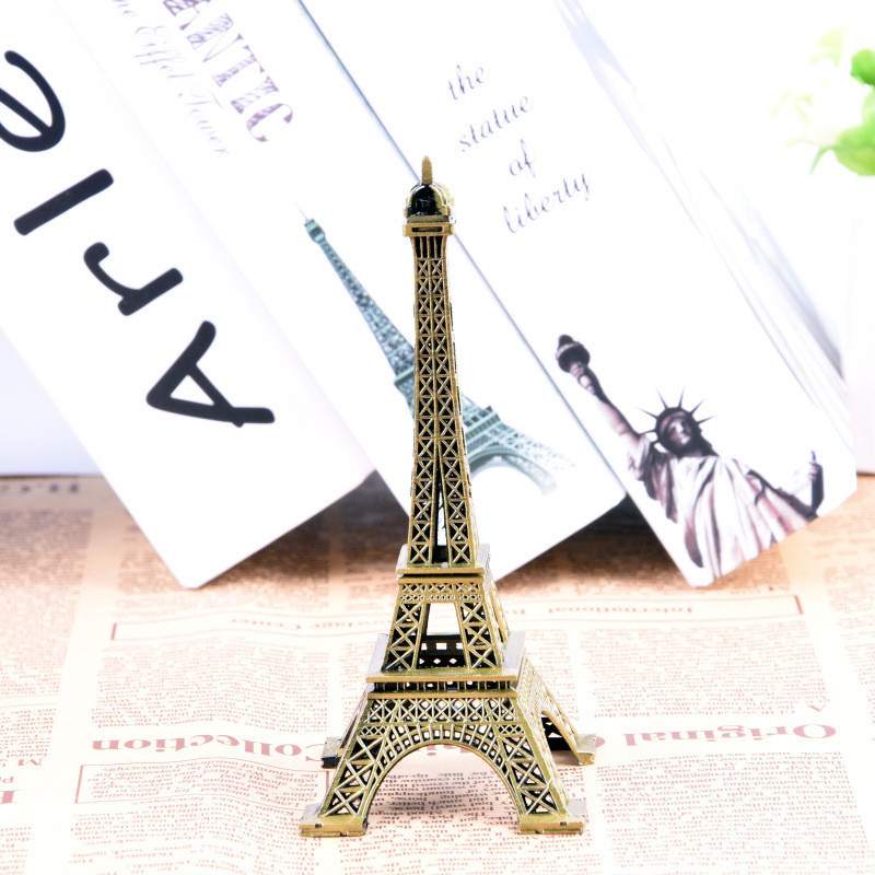 8-32 cm Pariisi Eiffeli torn Käsitöö Kodusisustus Metallist mudel Kaunistus Reisimälestus kingitus Pronks