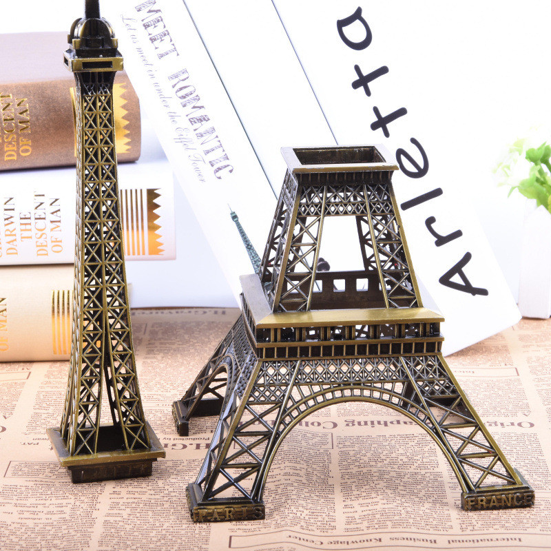 8-32 cm Pariisi Eiffeli torn Käsitöö Kodusisustus Metallist mudel Kaunistus Reisimälestus kingitus Pronks