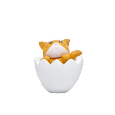 Aranyos macskadíszek Kawaii Bell Cat Állat Tündér Kerti Figurák Kiegészítők Otthoni dekoráció Asztali modell születésnapi ajándék