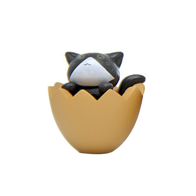 Aranyos macskadíszek Kawaii Bell Cat Állat Tündér Kerti Figurák Kiegészítők Otthoni dekoráció Asztali modell születésnapi ajándék
