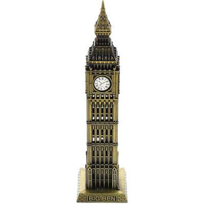 Model de clădire Big Ben Statuie arhitecturală Statui din metal Sculpturi din aliaj Sculptură din bronz Turnul cu ceas Repere