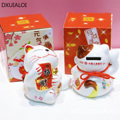 DXUIALOI Creative Lucky Cat keraamiline hoiupõrsas kaunistus avamiskingitus hoiupõrsas lastele kingitused kodukaunistus armas hoiupõrsas
