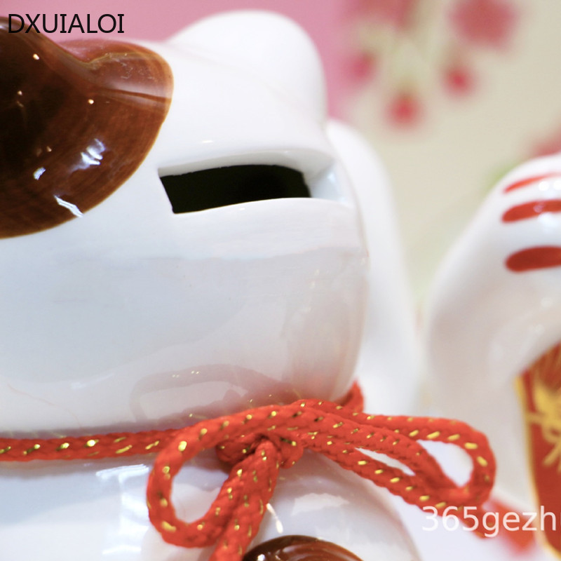 DXUIALOI Creative Lucky Cat keraamiline hoiupõrsas kaunistus avamiskingitus hoiupõrsas lastele kingitused kodukaunistus armas hoiupõrsas