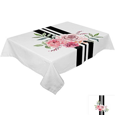 Lieldienu ūdensizturīgs galdauts Lieldienu olas Trusis Virtuve Pusdienas Mazgājams galdauts Kāzu ballīte Svētku vakariņu noformējums