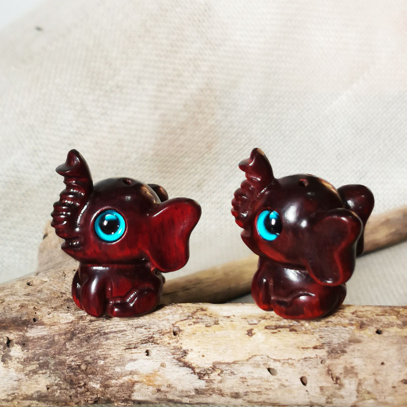 Medžio drožyba gražūs dramblio papuošalai pasidaryk pats papuošalai pakabukas raktų pakabukas vaikiška dovana