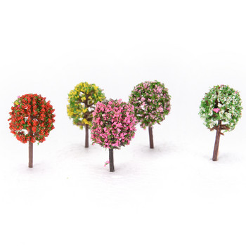 1/5 τμχ/Σετ Mini Tree Fairy Garden Miniatures Micro Landscape Resin Crafts Bonsai Figurine Garden Terrarium Accessories