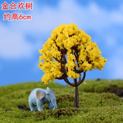 1/5db/Szett Mini fa Tündér Kert Miniatűrök Mikro Táj Gyanta Kézműves Bonsai Figura Kerti Terrárium Kiegészítők kínálat
