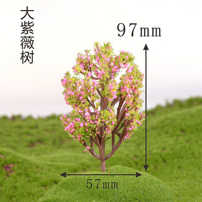 1/5db/Szett Mini fa Tündér Kert Miniatűrök Mikro Táj Gyanta Kézműves Bonsai Figura Kerti Terrárium Kiegészítők kínálat