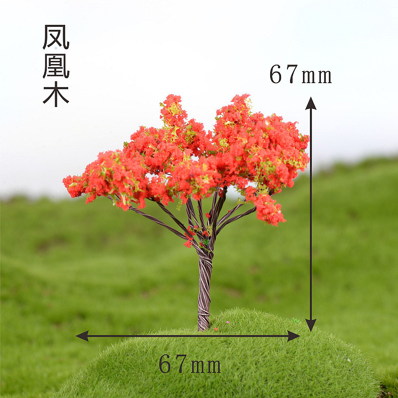 1/5db/Szett Mini fa Tündér Kert Miniatűrök Mikro Táj Gyanta Kézműves Bonsai Figura Kerti Terrárium Kiegészítők kínálat