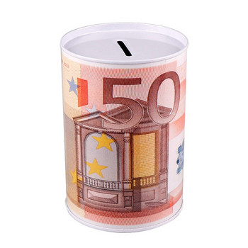 ΝΕΟ στυλ 10/20/50/100 Euro Dollars Χρηματοκιβώτιο Χρηματοκιβώτιο Κουμπαράς για νομίσματα Κουτιά αποθήκευσης κατάθεσης Διακόσμηση σπιτιού