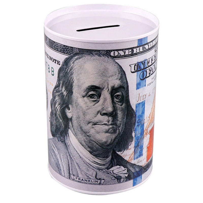 JAUNS stils 10/20/50/100 eiro naudas kaste Seifs Cilindrs Cūciņa Bankas Bankas Monētām Noguldījumu glabāšanas kastes Mājas dekorēšana