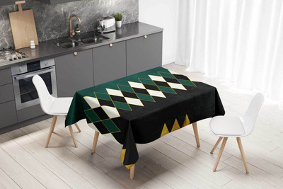 Lengva ir stilinga smaragdo žalia smaragdo aukso geometrinė staltiesė stačiakampė kavos staliukas valgomojo stalas viešbučio stalo užvalkalas