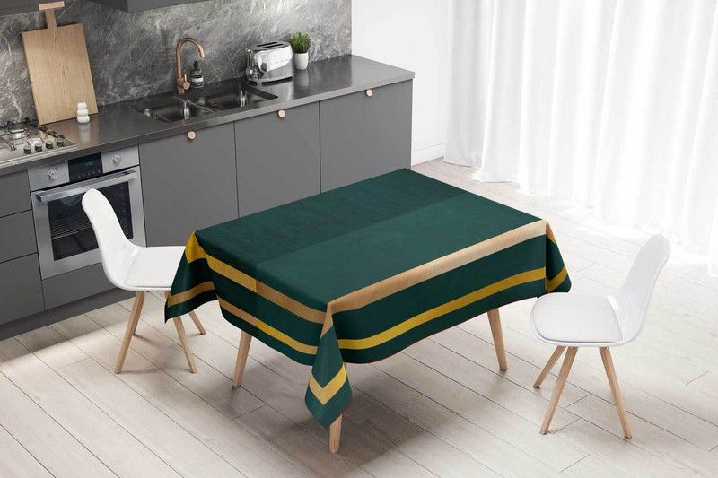 Lengva ir stilinga smaragdo žalia smaragdo aukso geometrinė staltiesė stačiakampė kavos staliukas valgomojo stalas viešbučio stalo užvalkalas