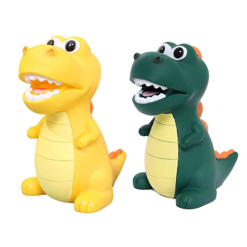 Dinozauru cūciņa plastmasas neplīstoša naudas monētu plastmasa Lieliska dāvana dzimšanas dienā Baby Shower Drop piegāde