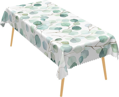 Zaļās lapas Galdauts Tropu palmu lapas Havaju džungļu tēmas galda pārklājs Kāzu ballītes dekors Mājas virtuves dekoru aksesuāri