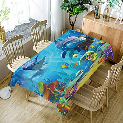 Zaļās lapas Galdauts Tropu palmu lapas Havaju džungļu tēmas galda pārklājs Kāzu ballītes dekors Mājas virtuves dekoru aksesuāri