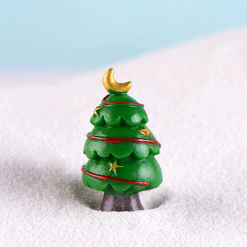 1 τεμάχιο στολίδια από ρητίνη Διακοσμητικά Πράσινο χριστουγεννιάτικο δέντρο με αστέρι φεγγάρι Είδη επίπλωσης διακόσμηση κήπου Φιγούρια Μινιατούρες