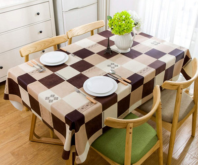 Téglalap alakú abrosz Fajansz asztali huzat Konyha Étkező Vízálló terítő Nagyszerű bulikra Esküvői használatra Tavasszal/nyáron