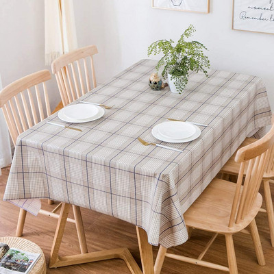 Téglalap alakú abrosz Fajansz asztali huzat Konyha Étkező Vízálló terítő Nagyszerű bulikra Esküvői használatra Tavasszal/nyáron