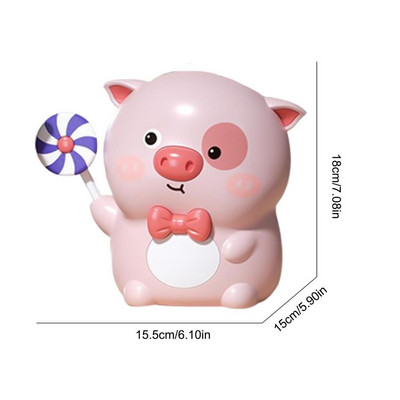 Pig Money Bank Törhetetlen Pénzbank Érme Bankbolt 600 érme vagy 100 bankjegy törésbiztos érmebank Disznópénz bankok gyerekeknek