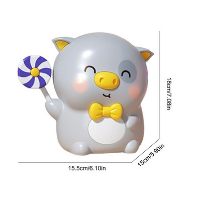 Pig Money Bank Törhetetlen Pénzbank Érme Bankbolt 600 érme vagy 100 bankjegy törésbiztos érmebank Disznópénz bankok gyerekeknek