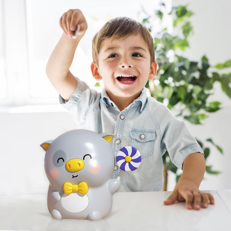 Pig Money Bank Törhetetlen Pénzbank Érme Bankbolt 600 érme vagy 100 bankjegy törésbiztos érmebank Disznópénz bankok gyerekeknek