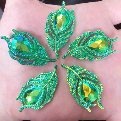 10 GAB sveķu, spīdīgas 3D pāva spalvas, plakanā mugurā, kalnu kristāla aplikācijas, DIY Ziemassvētku albums, figūriņas, amatniecības mājas dekors OW19