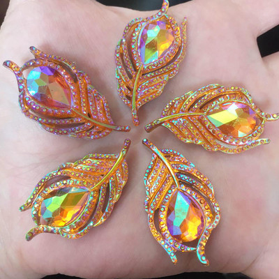 10 GAB sveķu, spīdīgas 3D pāva spalvas, plakanā mugurā, kalnu kristāla aplikācijas, DIY Ziemassvētku albums, figūriņas, amatniecības mājas dekors OW19