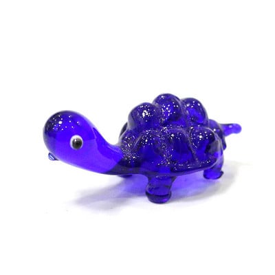 Mini teknős figurák Üveg kézműves díszek Japán stílusú Aranyos Állatok Apró szobrok Otthoni Akvárium Akvárium Dekorációs Kiegészítők