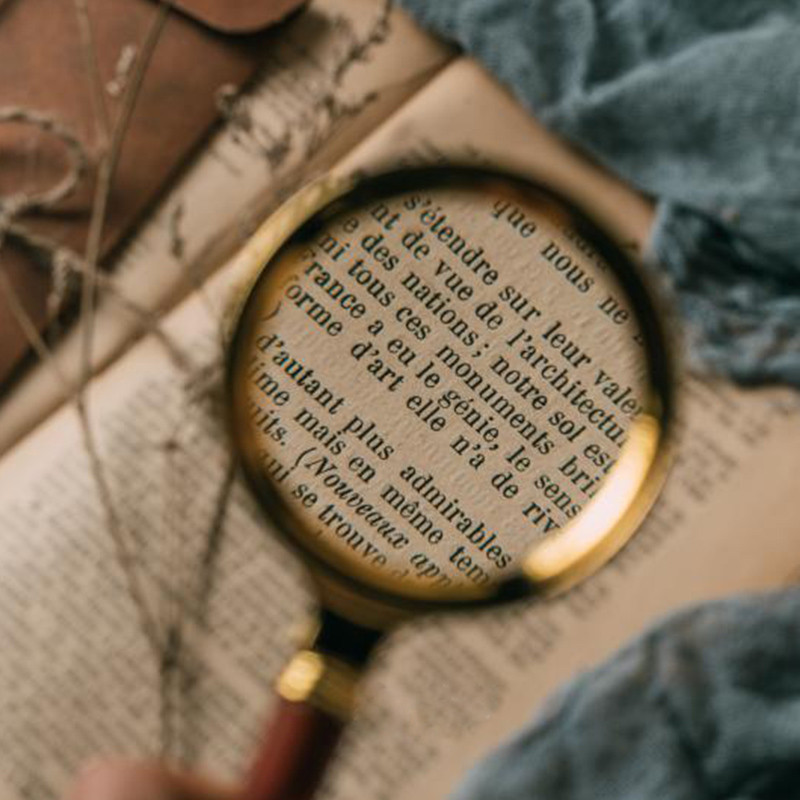 Retro 8X palielināmais stikls, koka rokas lupa Optiskais palielināmais stikls lasīšanai, remontdarbu rotājumi fotografēšanai