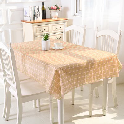 Αδιάβροχο τραπεζομάντιλο από πολυεστέρα με πλέγμα Διακοσμήσεις γιορτινό πάρτι Ορθογώνιο κάλυμμα τραπεζιού για διακόσμηση τραπεζαρίας κουζίνας