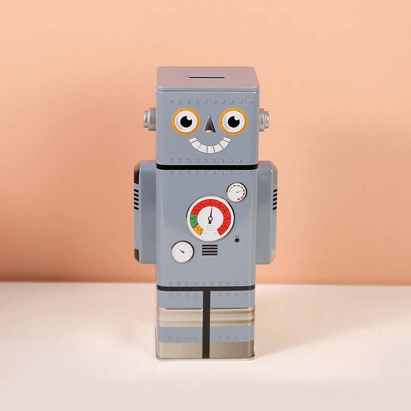 Saglabāšanas kastīte Zēniem Dāvanu Meitenēm Naudas Banka Rotā bērnus Cūciņa bankiņas Dzelzs bērns