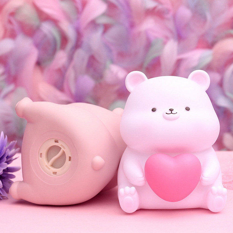 Saving Jar Bear Pot Monētu uzglabāšana Plastmasas Banka Karikatūra Naudas Kaste Cūciņa bankiņas Bērni