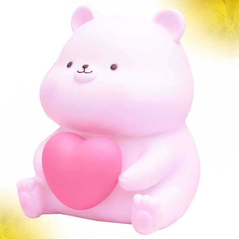 Saving Jar Bear Pot Monētu uzglabāšana Plastmasas Banka Karikatūra Naudas Kaste Cūciņa bankiņas Bērni