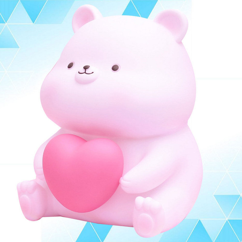 Saving Jar Bear Pot Monētu uzglabāšana Plastmasas Banka Karikatūra Naudas Kaste Cūciņa bankiņas Bērni