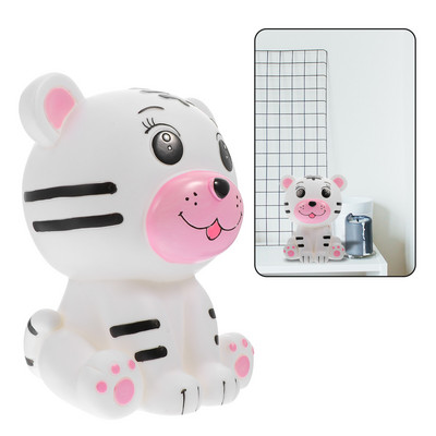 Tigris malacpersely Rajzfilm Dísz Asztalfedő Fiúk Bankok Gyerek formájú Pénzdoboz Tároló érmetartály