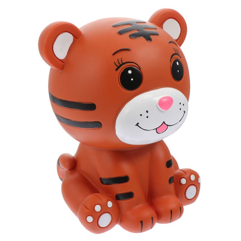 Tigris malacpersely Rajzfilm Dísz Asztalfedő Fiúk Bankok Gyerek formájú Pénzdoboz Tároló érmetartály