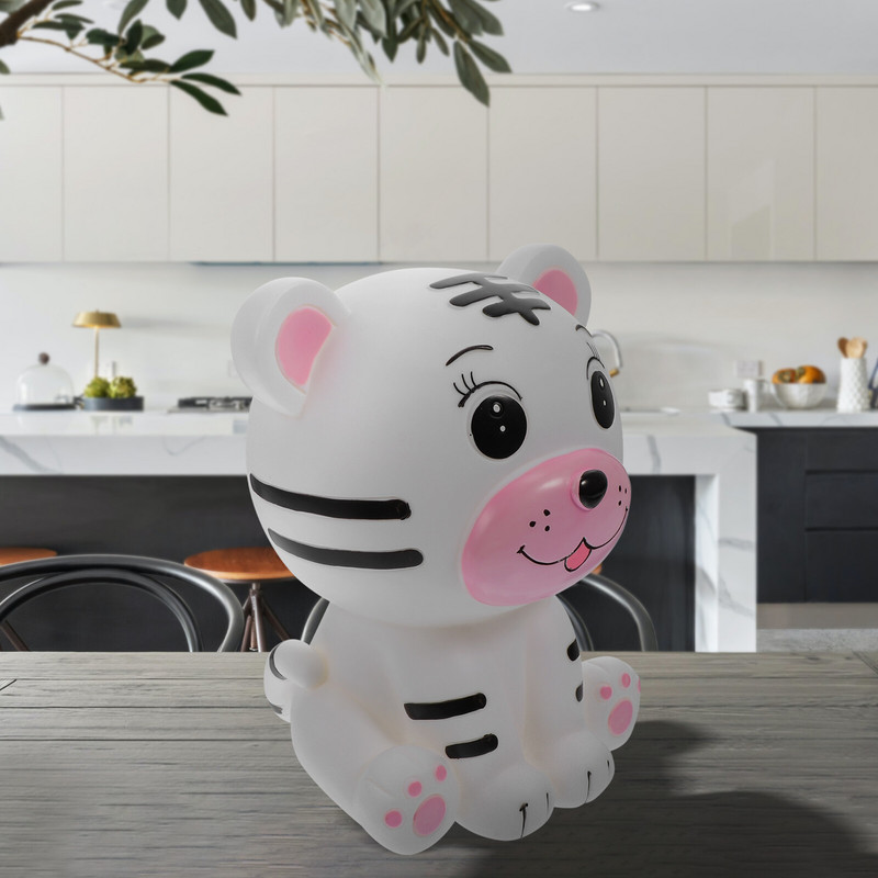 Tigris malacpersely Rajzfilm Dísz Asztalfedő Fiúk Bankok Gyerek formájú Pénzdoboz Tároló érmetartály